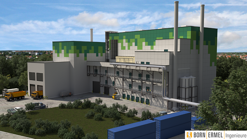 Klärschlammmonoverbrennungsanlage in Chemnitz