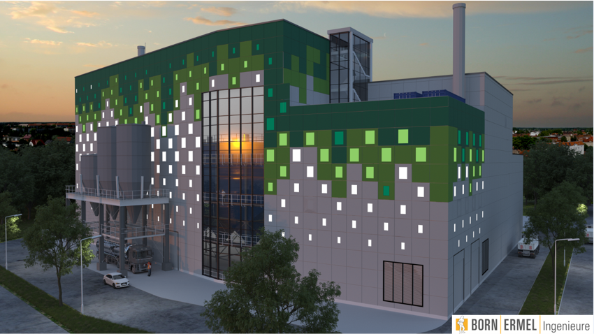 Klärschlammmonoverbrennungsanlage in Chemnitz